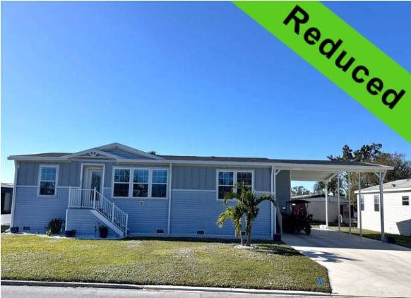 Ellenton, FL Mobile Home for Sale located at 521 Edgewater Dr Colony Cove